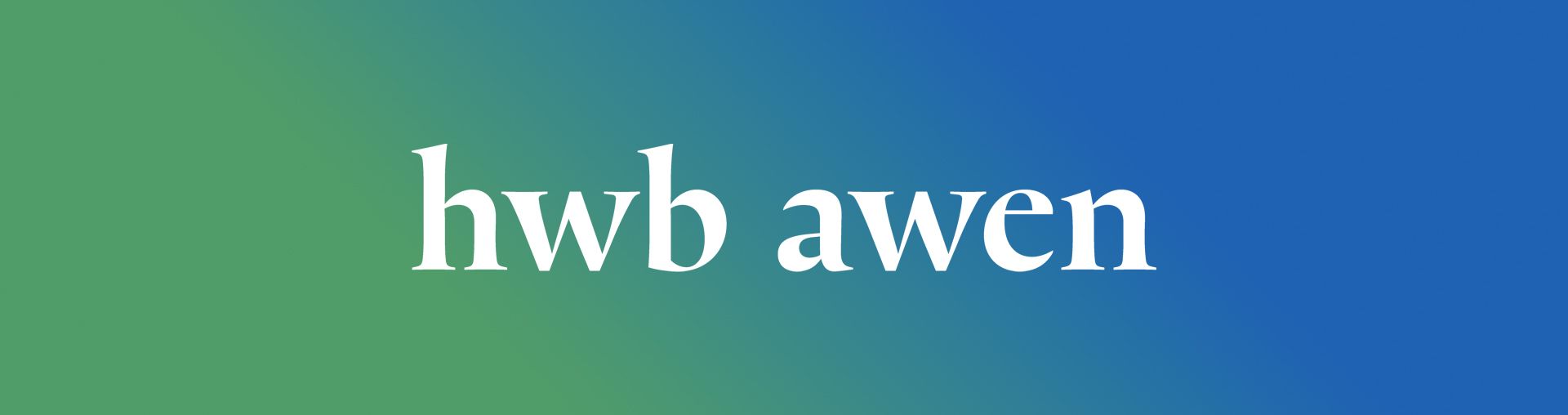 logo hwb awen