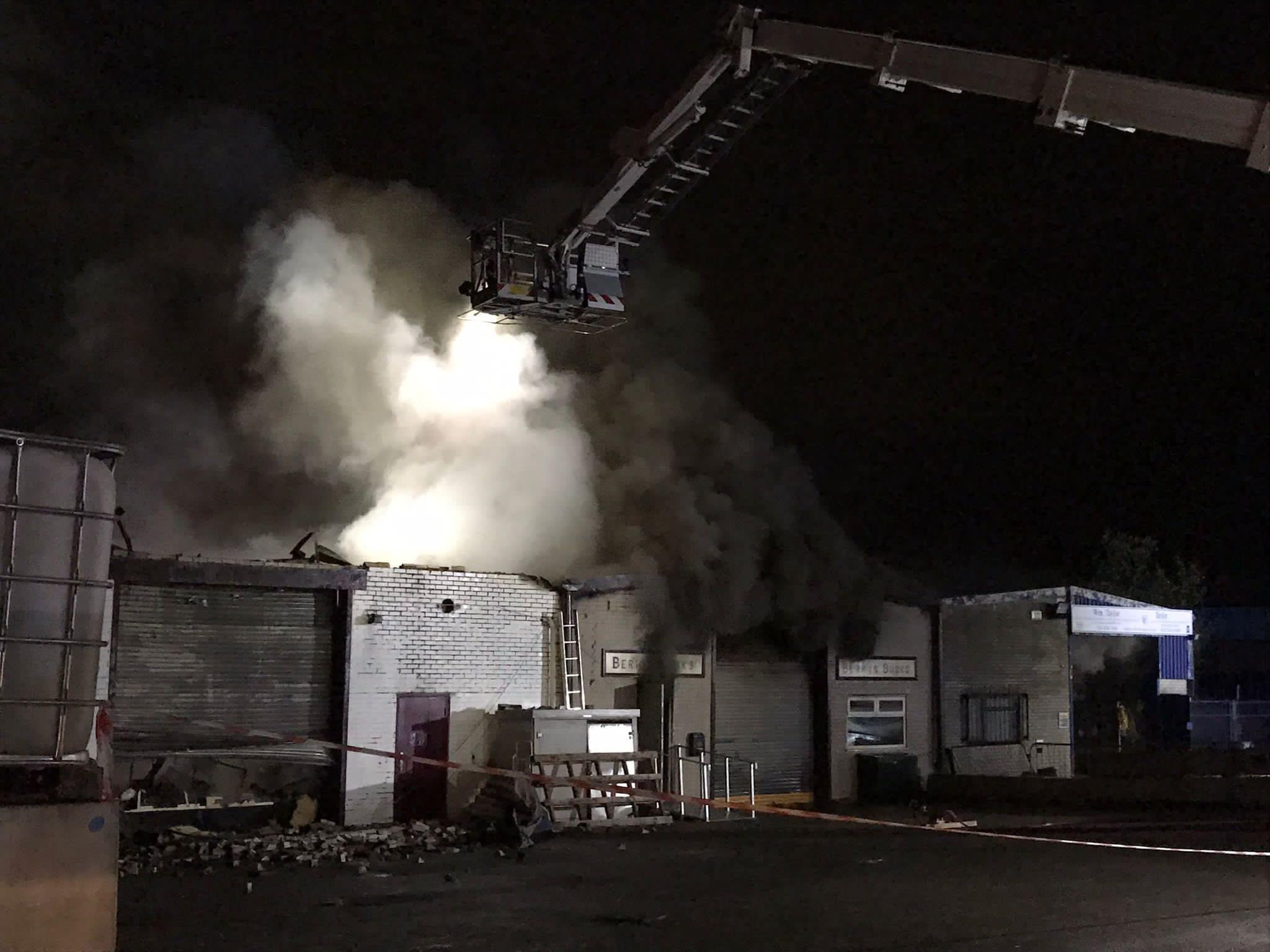 Appeal to businesses to carry out fire risk assessment following fire at Spencer Industrial Estate